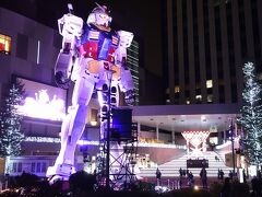 まずはお台場南部・江東区エリアから。

「ダイバーシティ東京プラザ」
おなじみの実物大ガンダム立像がお出迎え。