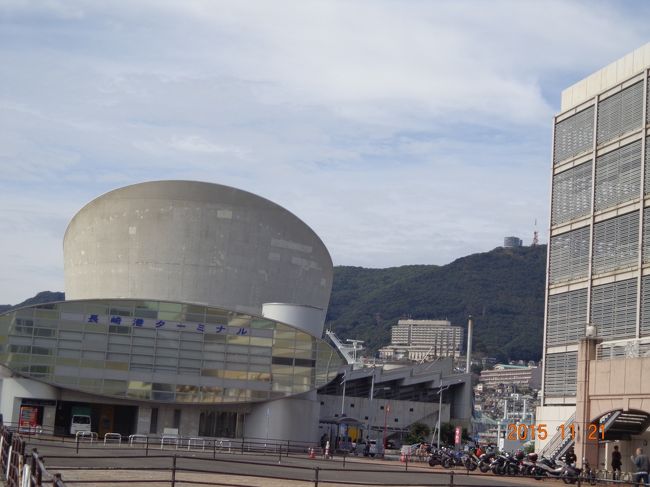 大波止の長崎港ターミナルに着きました。