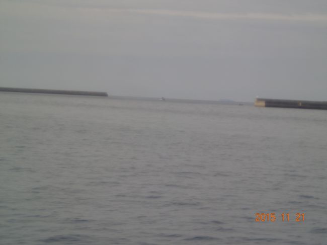 いよいよ外海に出ます？ナムナム。。。