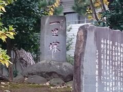 茅ヶ崎一里塚。徳川幕府が制定した塚で日本橋から14番目だとのことです。