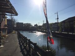 蔵の街遊歩道をぶらぶら…ほっこりします。