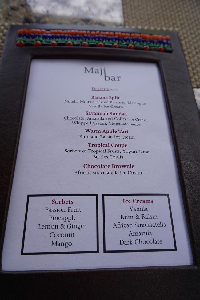 ランチのデザートメニュー。毎日、どれにしようかと迷いまくっていました･･･