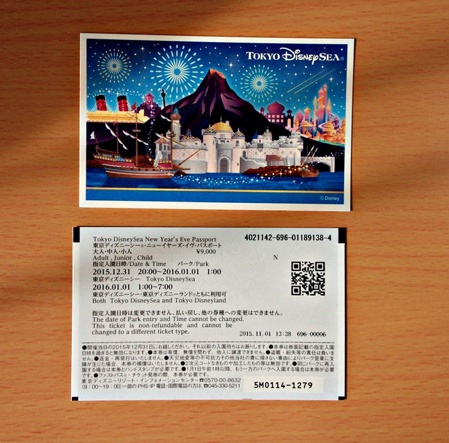 ディズニーランド Today 2014年 〜 2016年 ニューイヤーズイヴ