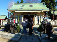地元の　志茂　熊野神社　へ　最初の初詣

　次　地下鉄南北線に乗り