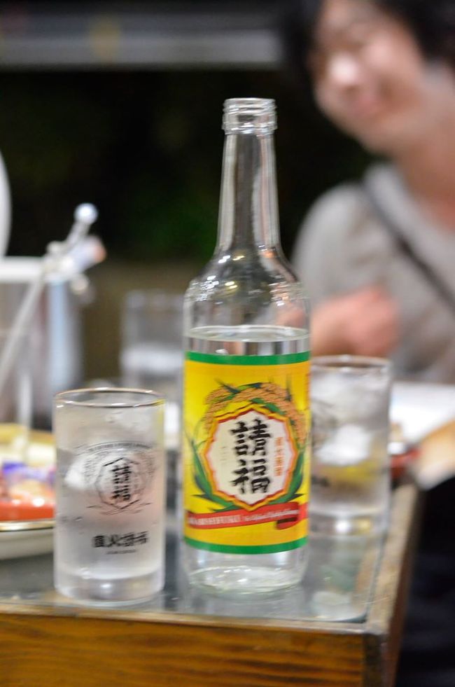 石垣島で一番有名な泡盛「請福」<br />さっぱりして飲みやすいです！