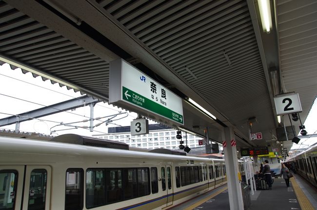 奈良駅到着は9:55。約４時間で到着。
