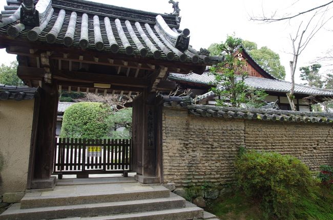 金堂や講堂の東側にやってきました。この門の中は、