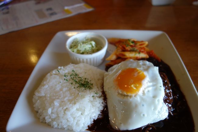 ハンバークプレートに