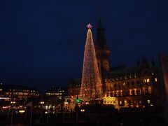 ハンブルクのクリスマスマーケット初日