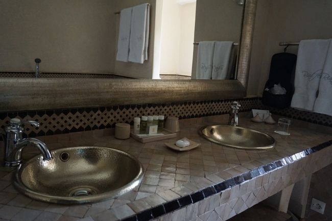 洗面台。ブラックソープもありました。