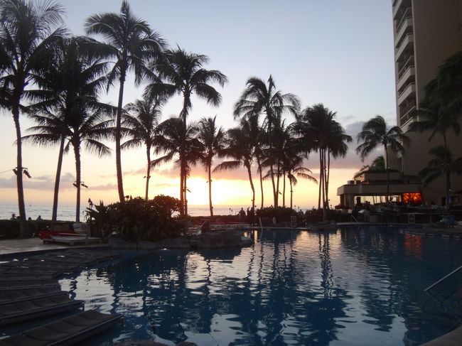 夕焼けが美しい。