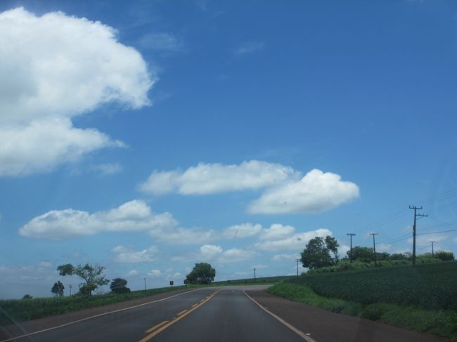 この道路は最悪でとか言って大抵抗したくせに<br />　行ったら凄く景色が綺麗で、なんで今まで通らなかった？<br />　　その質問には一切答えず、先週来た時は穴ぼこだらけだったと<br />　　　先週の今週で１週間で見違える様に変わる道路がブラジルに？<br /><br />しょーむない先入観で悪路と決め付けて居ただけで<br />　トラックは少ない、道路は貸し切り状態、景色は最高<br />　　やっぱり喧嘩してでも行かせて正解でした<br /><br />