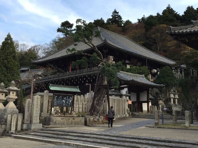 二月堂。古めかしくって素敵。周りの雰囲気もいい。