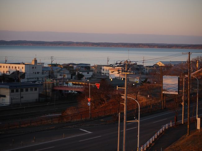 冬の初めの北海道・鉄道ぐるっと7Days ⑧花咲線を乗り倒す・その1:厚岸の朝日と尾幌駅(5日目)