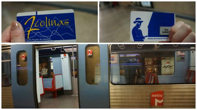 朝食を終えたら街歩き開始です。<br />今日の目的地はコインブラとポルト。<br />列車に乗って遠出します！ドキドキ。。。<br /><br />メトロに乗り････昨日購入した24時間チケットがエラーになりゲートを通過できず！！<br />窓口で訴えますがなかなかとりあってくれません。<br />粘ってなんとか替えのチケットを発行してもらいました。<br /><br />思えば、この時から乗り物運は下降気味でした。(自分のせいですが。。)