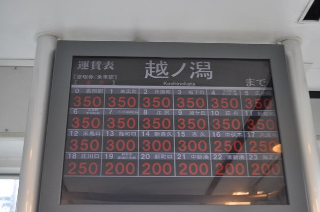 　次は、終点　越ノ潟駅です。