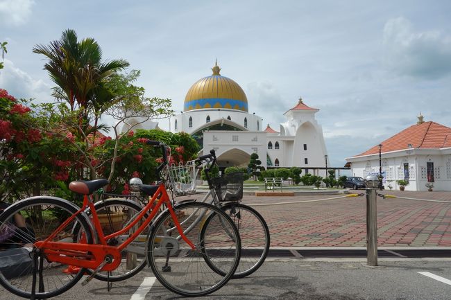レンタサイクルとモスク。