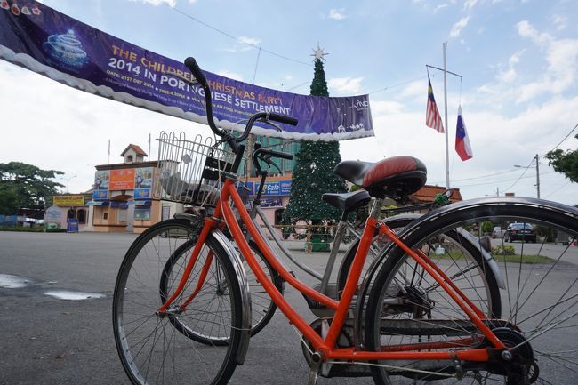 そして、ポルトガル村の広場まで、チャリチャリと自転車で行き…