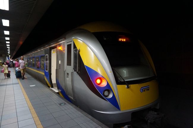 KTM（インターシティ）でイポーへ。13:00発。事前にネットで購入。