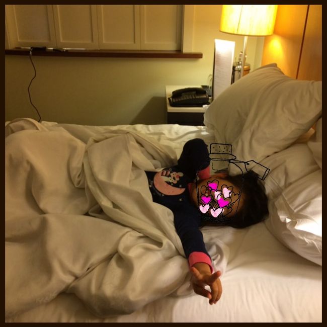 まだまだ眠いけど、起きて出発しますよ〜