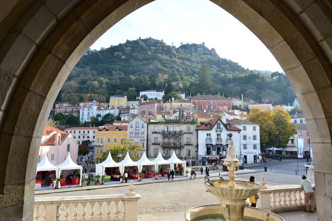 ムーアの城跡も見える光景です。