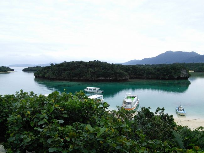 川平湾、さすがに綺麗な海です。<br />ガイドブックなどでよく見る眺め?