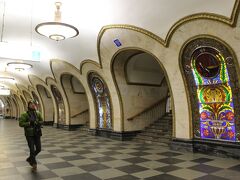 メトロの各駅構内が美術館のよう。