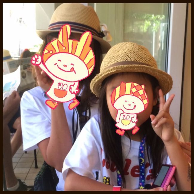 待ち時間中にパチリ〜