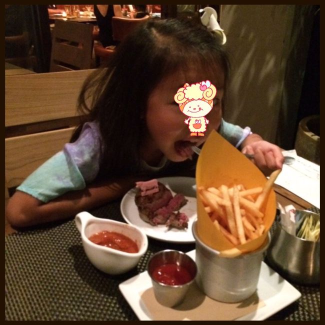 結果。足りない！と。<br /><br />また1人でフィレを8オンスオーダー