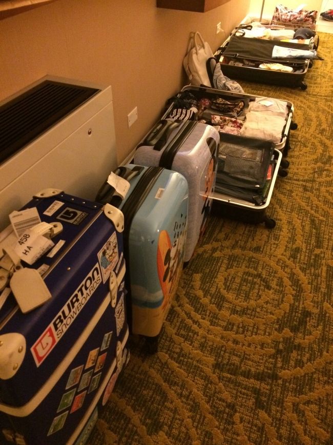 その間にママはパッキング！<br />今回も計画的に整理していたおかげで大して時間もかかる事なく無事にパッキング完了〜