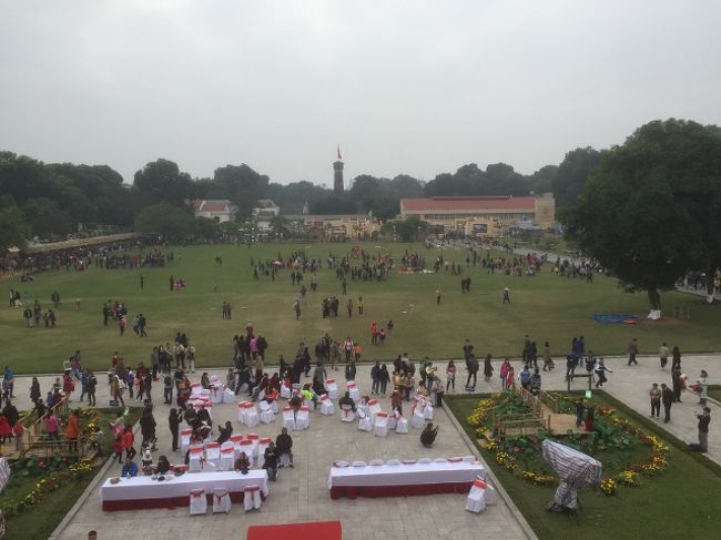 上から見た眺め。<br />