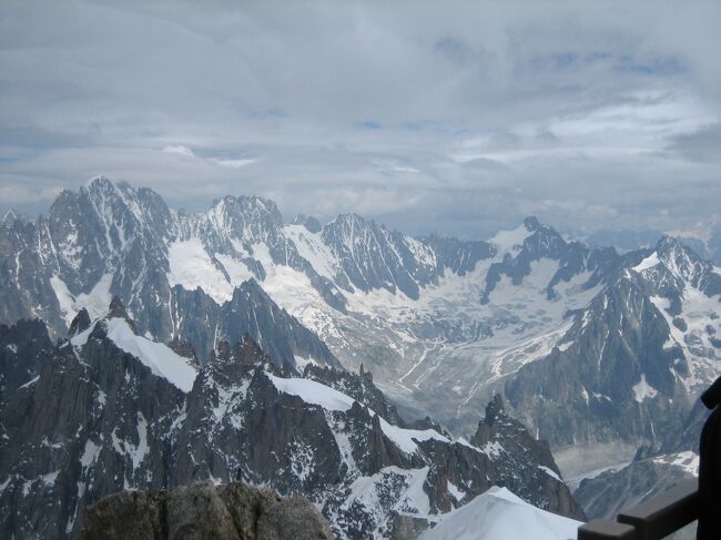 　無常にも、モンブランでない方面には雲がありません。