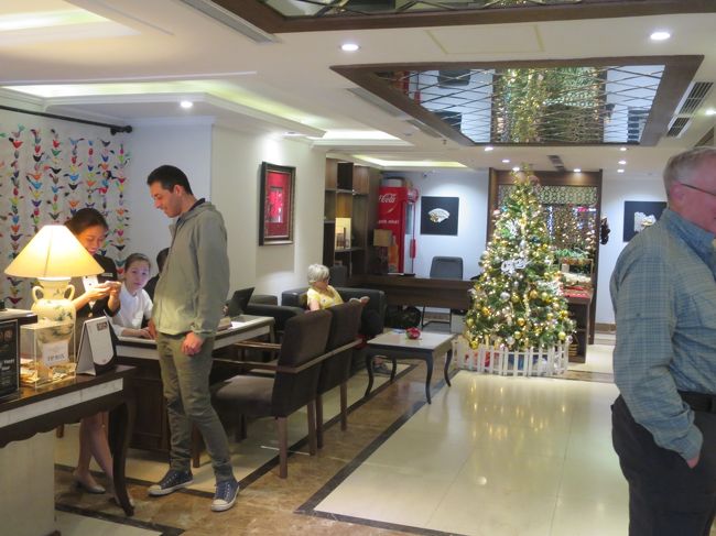 ホテルに戻り、荷物をまとめてチェックアウト。