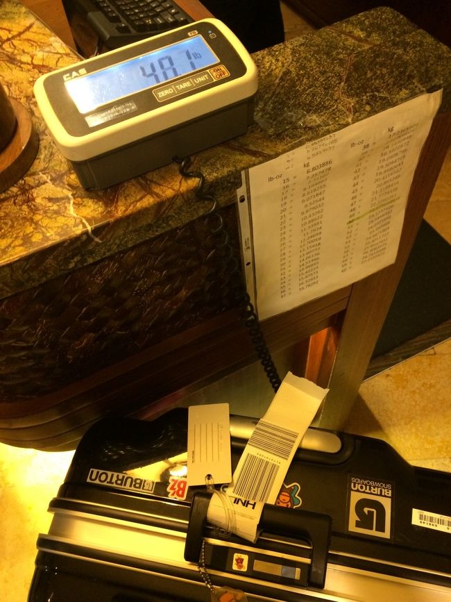 重さを測って、、<br /><br />一安心！<br />なんとかセーフ！笑