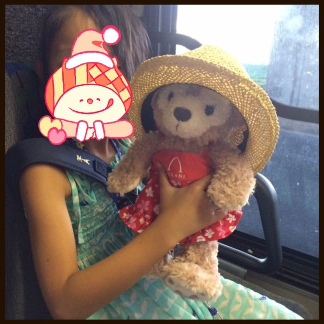 無事にアラモにレンタカーを返却してバスで空港へ〜