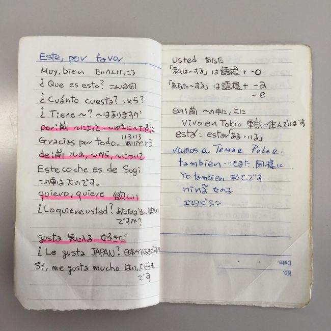 ポルファボール（ください）<br />ウノ・ドス・トレス・クワトロ（≧∇≦）