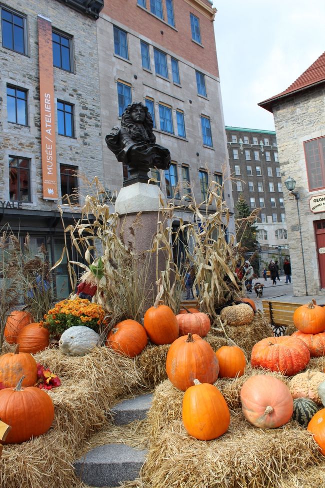 ここでもハロウインの飾りつけが・・・・