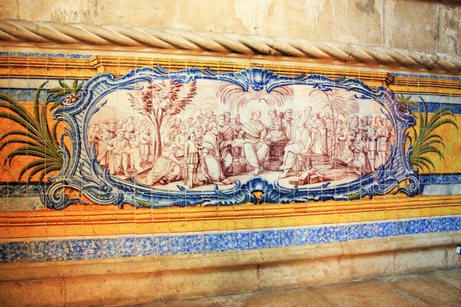 アズレージョ。何の柄かなぁ。