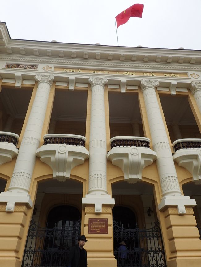 オペラハウスを大写しで