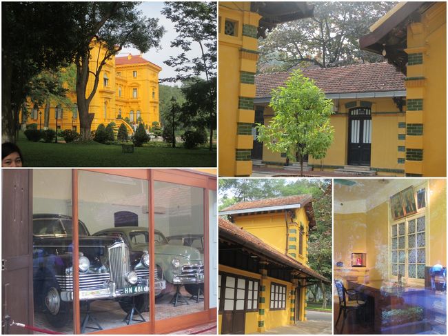 ホーチミンの乗った車や執務室がある。