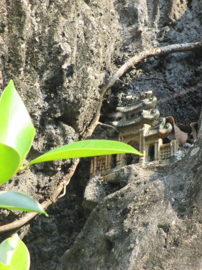 上の方に寺がある。