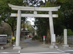 御穂神社：帰りに寄ろうと思いましたが時間が無く鳥居のみ撮影