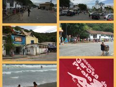 小さな漁村ですが、リオデジャネイロ（ヒオデジャネイロ）地元民の海水浴場として、ハイシーズンは　賑わっています。