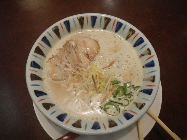 ラーメンを食べる。