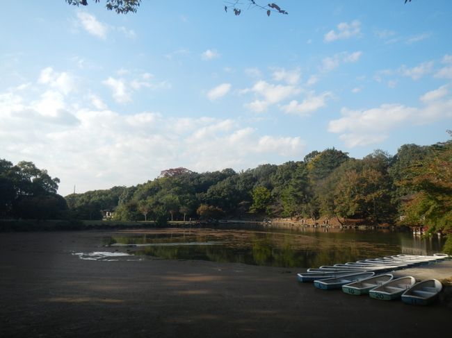 浮見堂がある鷺池。