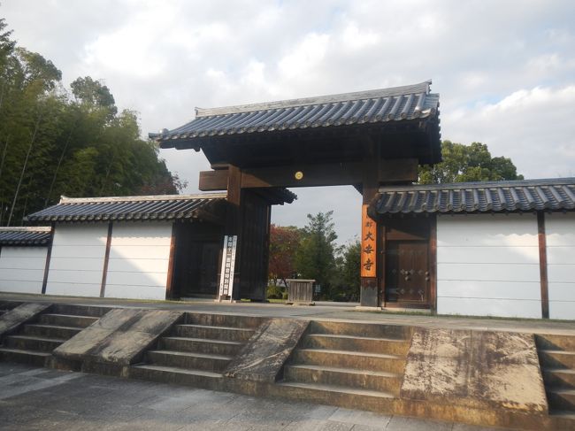 大安寺。<br />平城京遷都と共に斑鳩から移転。<br /><br />かつては大きな寺だったが、現在はその面影はない。<br />