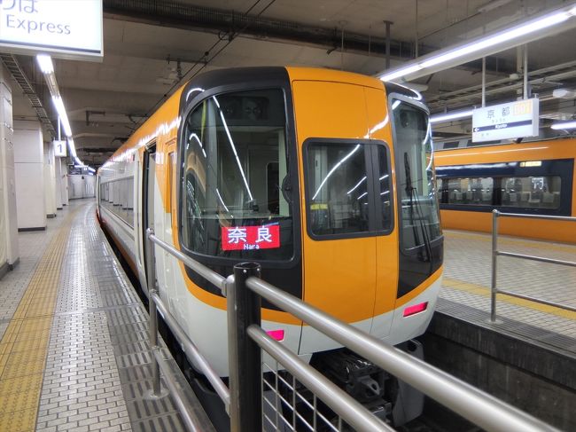 京都から近鉄特急にて奈良へ。