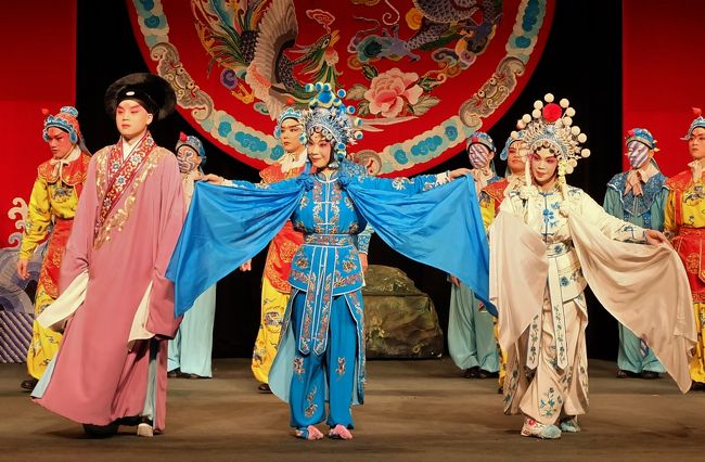 前半は京劇、後半は雑技、締めて約１時間。<br />ガイドブックには、１時間半と書いてありましたが、やや短め。<br /> 内容も、どちらかというと初心者向けですね。<br /> 観客は、日本人８割、中国人と韓国人がそれぞれ１割ずつといった感じでした。<br /> 私的にはあまり新鮮味はありませんでしたが、まあ伝統文化の雰囲気には浸れたということで。<br /><br />さあ、今日最後の目的地、 寧夏路夜市に向かうとしましょう。