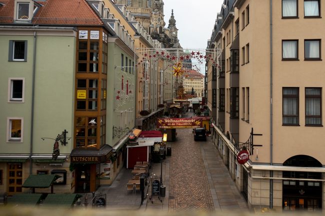 昨晩の活気が嘘のように静かです。<br />あたりまえですが。。。