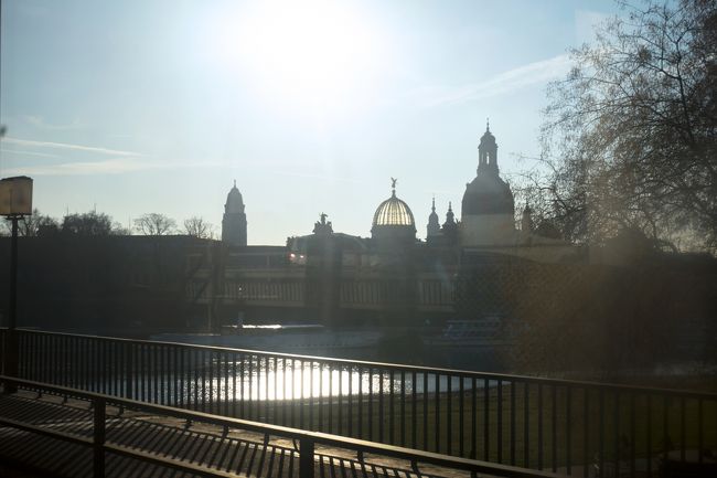 翌日ゲルリッツからエルベ川を渡って帰って来ました。ドレスデン。